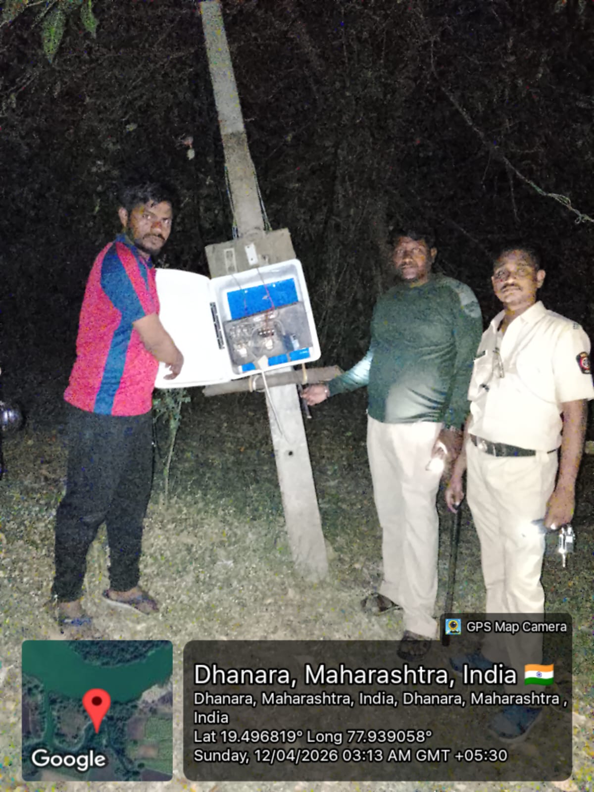 पैनगंगा काठावर केबल चोरट्यांचा हैदोस; २५–३० शेतकरी अंधारात, सुमारे ३ लाखांचे नुकसान