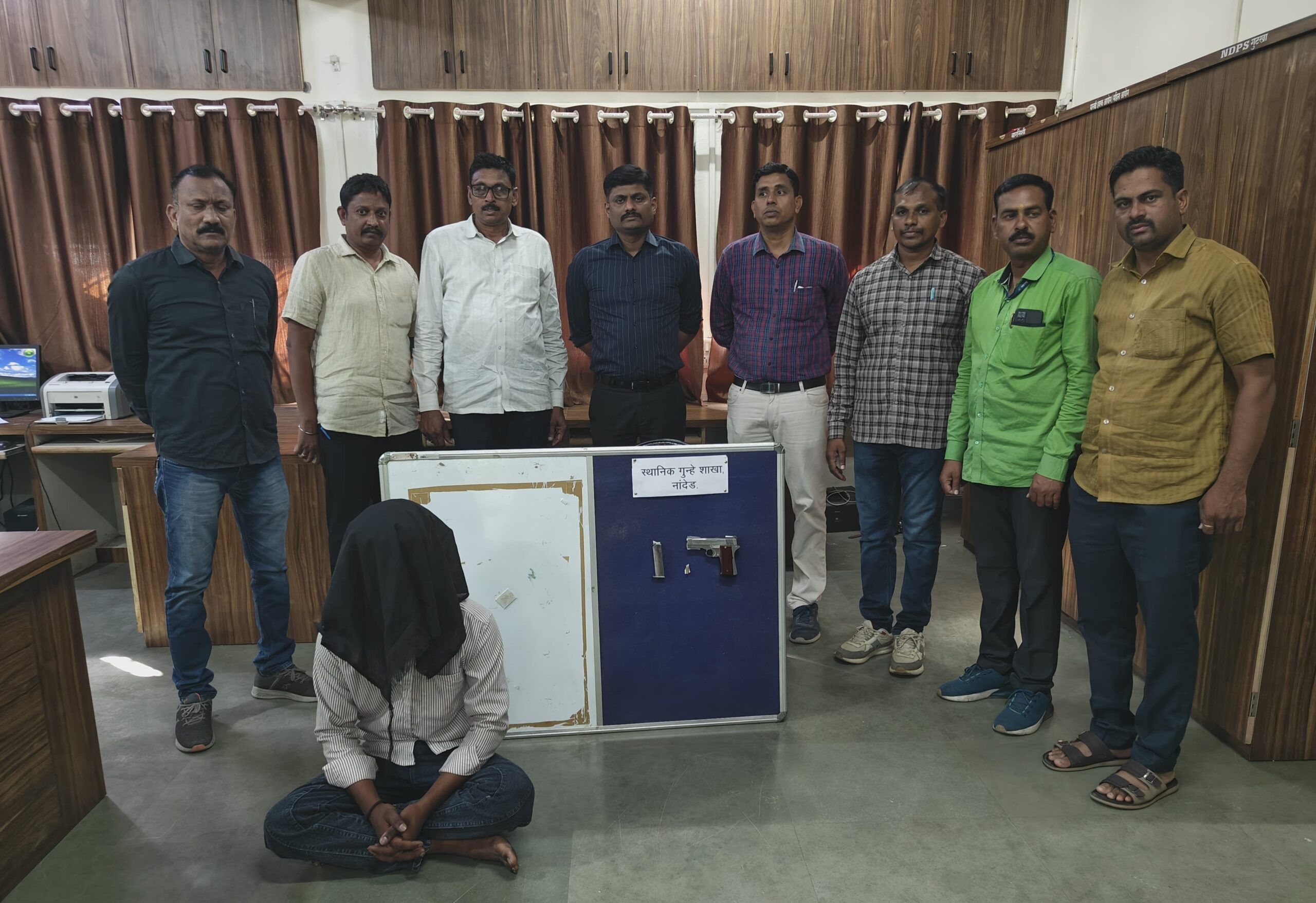 नांदेडमध्ये गावठी पिस्टलसह तरुण अटकेत; 31 हजारांचा मुद्देमाल जप्त