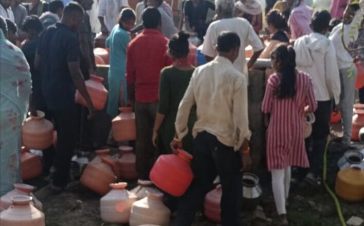 कोट्यवधींच्या पाणीपुरवठा योजना असूनही माळाकोळी, सावरगावात भीषण पाणीटंचाई