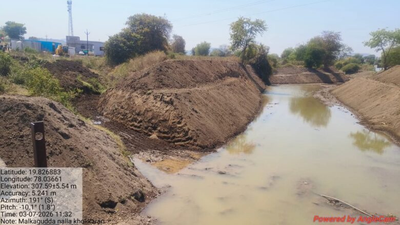 नांदेडमध्ये जलसंधारण कामांना वेग