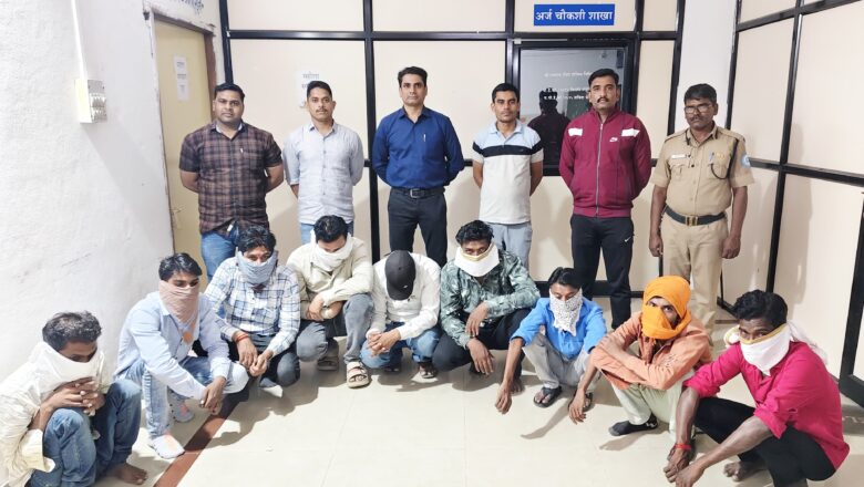 “ऑपरेशन क्रॅकडाउन” अंतर्गत भाग्यनगर परिसरात जुगार अड्ड्यावर छापा; 4.52 लाखांचा मुद्देमाल जप्त
