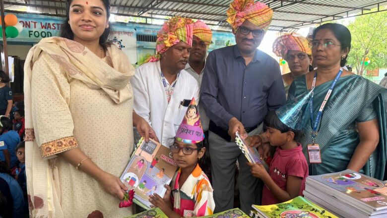 शाळा प्रवेशोत्सवात नवप्रवेशितांचे जल्लोषात स्वागत; जिल्हाभर अधिकाऱ्यांच्या शाळांना सदिच्छा भेटी