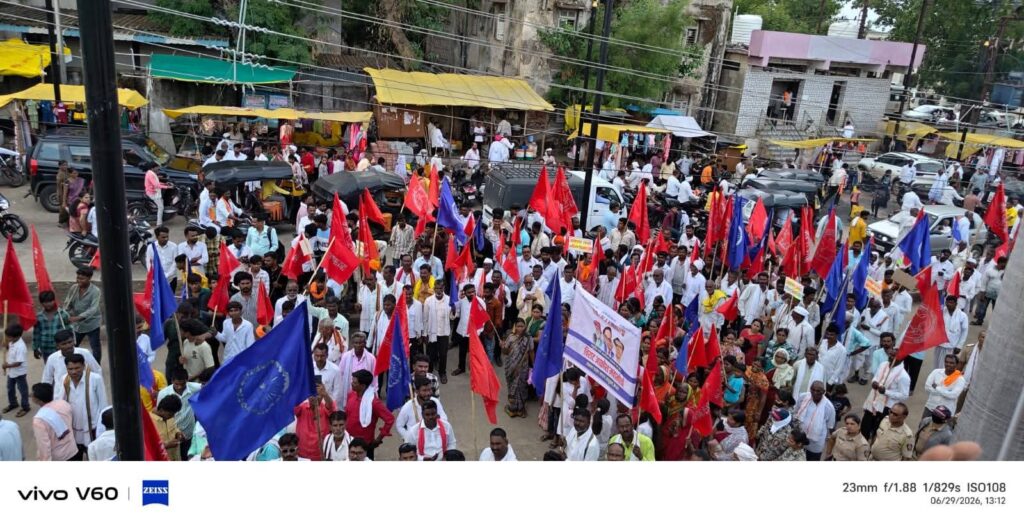 आरक्षणाच्या उपवर्गीकरणासाठी मातंग समाजाचा भव्य मोर्चा कंधार तहसीलवर धडकला